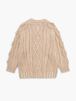 COMMENSE Rhinestone Pullover Twist Sweater* Sweater Tops|Sweaters & Cardigans
