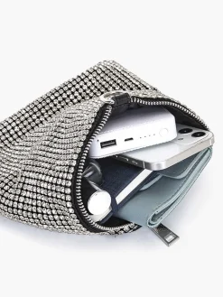 COMMENSE Rhinestone Triangle Mini Bag* Bags|Accessories