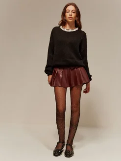 COMMENSE Rhinestone-Decor Cozy Sweater* Sweater Tops|Sweaters & Cardigans