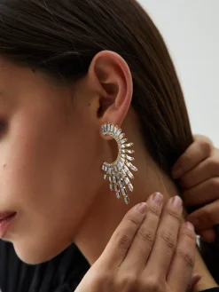 COMMENSE Rhinestones Sunshine Earrings* Earrings|Accessories