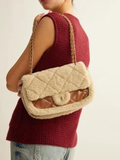 COMMENSE Rhombic Plush Small Pillow Bag* Bags|Accessories