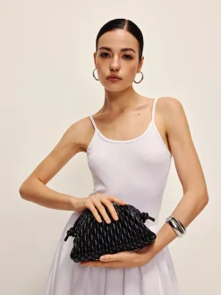 COMMENSE Rhombus Clutch & Shoulder Dumpling Bag* Bags|Accessories