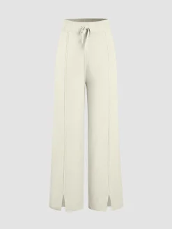 COMMENSE Ribbed Mystique Wide Leg Pants* Wide Leg|Pants