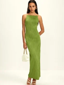 COMMENSE Ribbed Split Bodycon Cami Dress* Casual Dresses|Summer Dresses