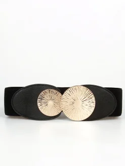COMMENSE Ripple Circle Elastic Belt* Belts & Chain|Accessories