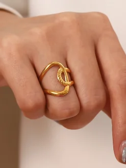 COMMENSE Ripple Twist Ring* Rings & Bracelets|Accessories