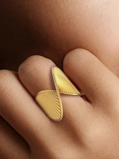 COMMENSE Ripple Twist Ring* Rings & Bracelets|Accessories