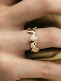 COMMENSE Romance Heart Ring* Rings & Bracelets|Accessories