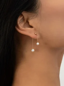 COMMENSE Romance Pearl Pendant Earrings* Earrings|Accessories