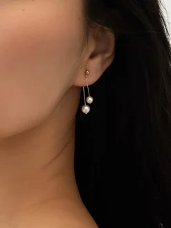 COMMENSE Romance Pearl Pendant Earrings* Earrings|Accessories