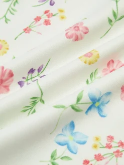 COMMENSE Romantic Floral Short Dress* White Dresses|Casual Dresses