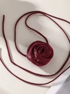 COMMENSE Rose Bud Knotted Choker Necklace* Necklaces|Accessories
