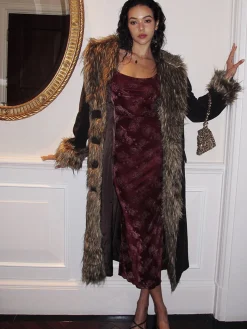 COMMENSE Rose Velvet Cami Dress* Casual Dresses|Cocktail & Party Dresses