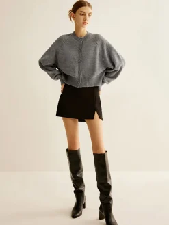 COMMENSE Round Neck Breasted Cardigan* Cardigans|Sweaters & Cardigans