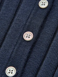 COMMENSE Round Neck Button Skinny Knit Top* Knitwear|Tops