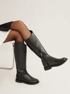 COMMENSE Rounded Toe Knee High Boots* Shoes|Accessories