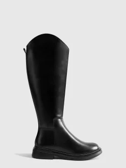 COMMENSE Rounded Toe Knee High Boots* Shoes|Accessories