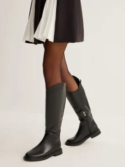 COMMENSE Rounded Toe Knee High Boots* Shoes|Accessories