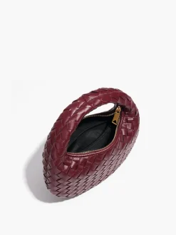 COMMENSE Rounded Woven Zipper Handbag* Bags|Accessories