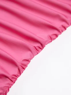 COMMENSE Ruffle Trim Tube Midi Dress* Sweater Dresses|Cocktail & Party Dresses