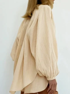 COMMENSE Santorini Textured Two Piece Shorts Set* Shorts Sets|Shorts