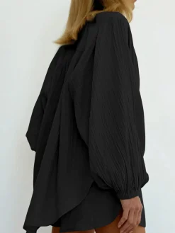 COMMENSE Santorini Textured Two Piece Shorts Set* Shorts Sets|Shorts