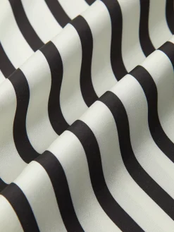 COMMENSE Satin Striped Button Cozy Shirt* Blouses & Shirts|Tops