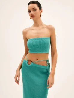 COMMENSE Seagrass Knotted Split Sweater Set* Sweater Tops|Sweaters & Cardigans