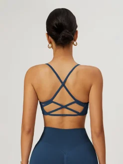 COMMENSE Seamless Cross Back Sports Bra* Activewear