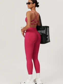COMMENSE Seamless Cross Back Sports Bra* Activewear