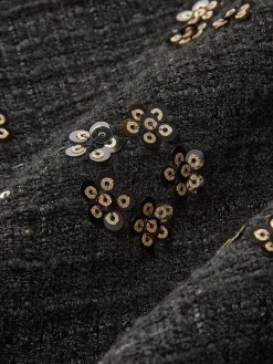 COMMENSE Sequins Floral Tweed Skirt* Skirts|Bottoms