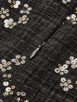 COMMENSE Sequins Floral Tweed Skirt* Skirts|Bottoms