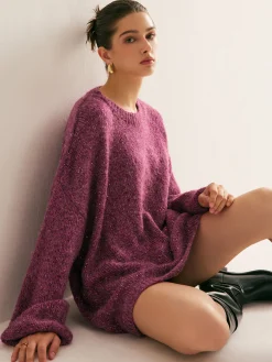 COMMENSE Sequins Loose Sweater* Sweater Tops|Sweaters & Cardigans
