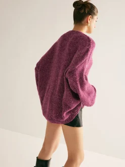 COMMENSE Sequins Loose Sweater* Sweater Tops|Sweaters & Cardigans