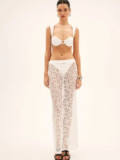 COMMENSE Sheer Lace Cover Up* Swimwear|Tops