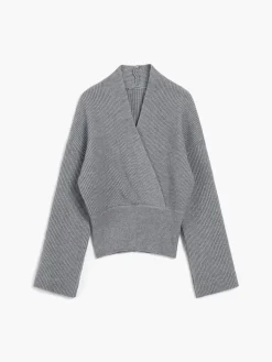 COMMENSE She's Effortless Wrap Sweater* Sweater Tops|Sweaters & Cardigans