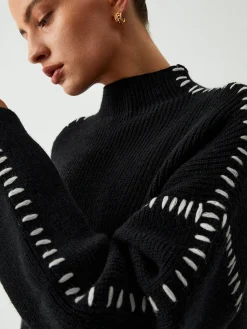 COMMENSE Shift The Focus Oversized Mock Neck Sweater* Sweater Tops|Sweaters & Cardigans