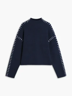 COMMENSE Shift The Focus Oversized Mock Neck Sweater* Sweater Tops|Sweaters & Cardigans