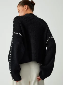 COMMENSE Shift The Focus Oversized Mock Neck Sweater* Sweater Tops|Sweaters & Cardigans