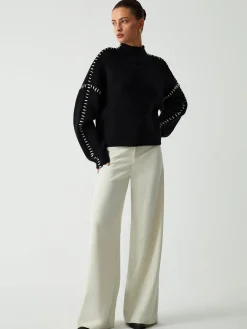 COMMENSE Shift The Focus Oversized Mock Neck Sweater* Sweater Tops|Sweaters & Cardigans