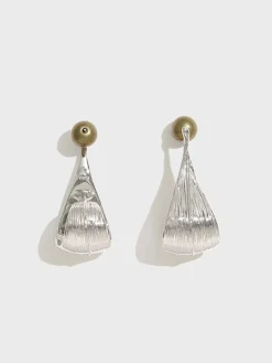 COMMENSE Shining Leaf Hoop Earnings* Earrings|Accessories