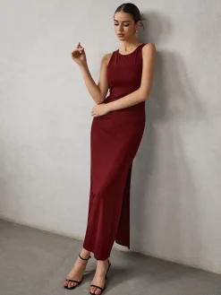 COMMENSE Side Split Backless Long Dress* Casual Dresses|Long Dresses