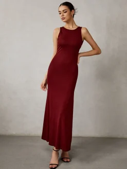 COMMENSE Side Split Backless Long Dress* Casual Dresses|Long Dresses