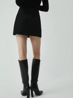 COMMENSE Side Zipper Detail Mini Skirt* Skirts|Bottoms