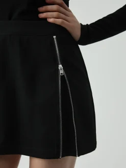 COMMENSE Side Zipper Detail Mini Skirt* Skirts|Bottoms