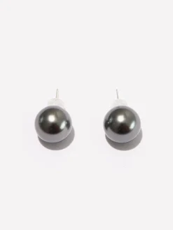 COMMENSE Silver Pearl Stud Earrings* Earrings|Accessories