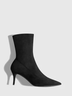 COMMENSE Slingback Heel Suede Ankle Boots* Shoes|Accessories