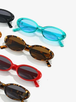 COMMENSE Small Oval Leopard Frame Sunglasses* Sunglasses|Accessories