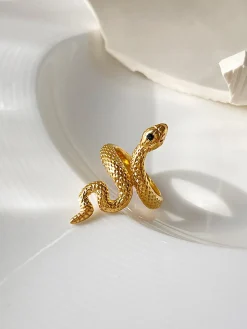 COMMENSE Snake Open Ring* Rings & Bracelets|Accessories