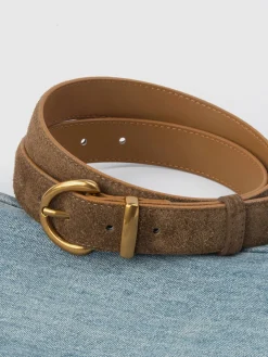 COMMENSE Soft-Buckle Leather Belt* Belts & Chain|Accessories